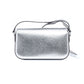 Gray Leather Shoulder Bag