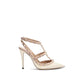 Bicolor Calfskin Platform Pumps
