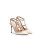 Bicolor Calfskin Platform Pumps