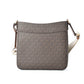 Brown Canvas Crossbody Bag