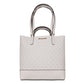 White Leather Tote Bag