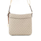 Beige Canvas Crossbody Bag