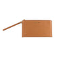 Brown Leather Clutch Bag