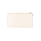 Beige Leather Clutch Bag