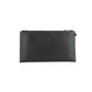 Black Leather Clutch Bag