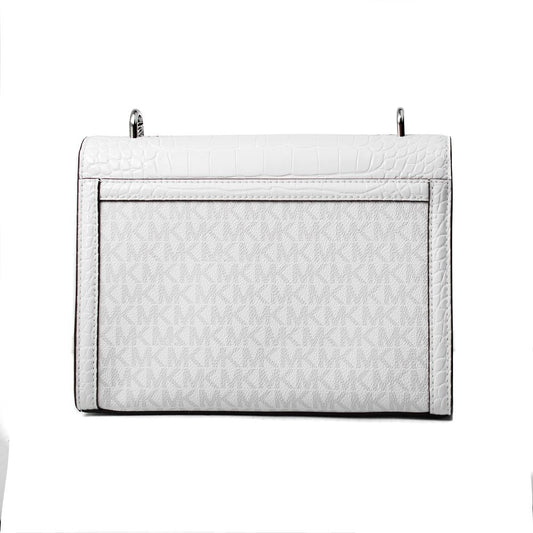 White Canvas Crossbody Bag