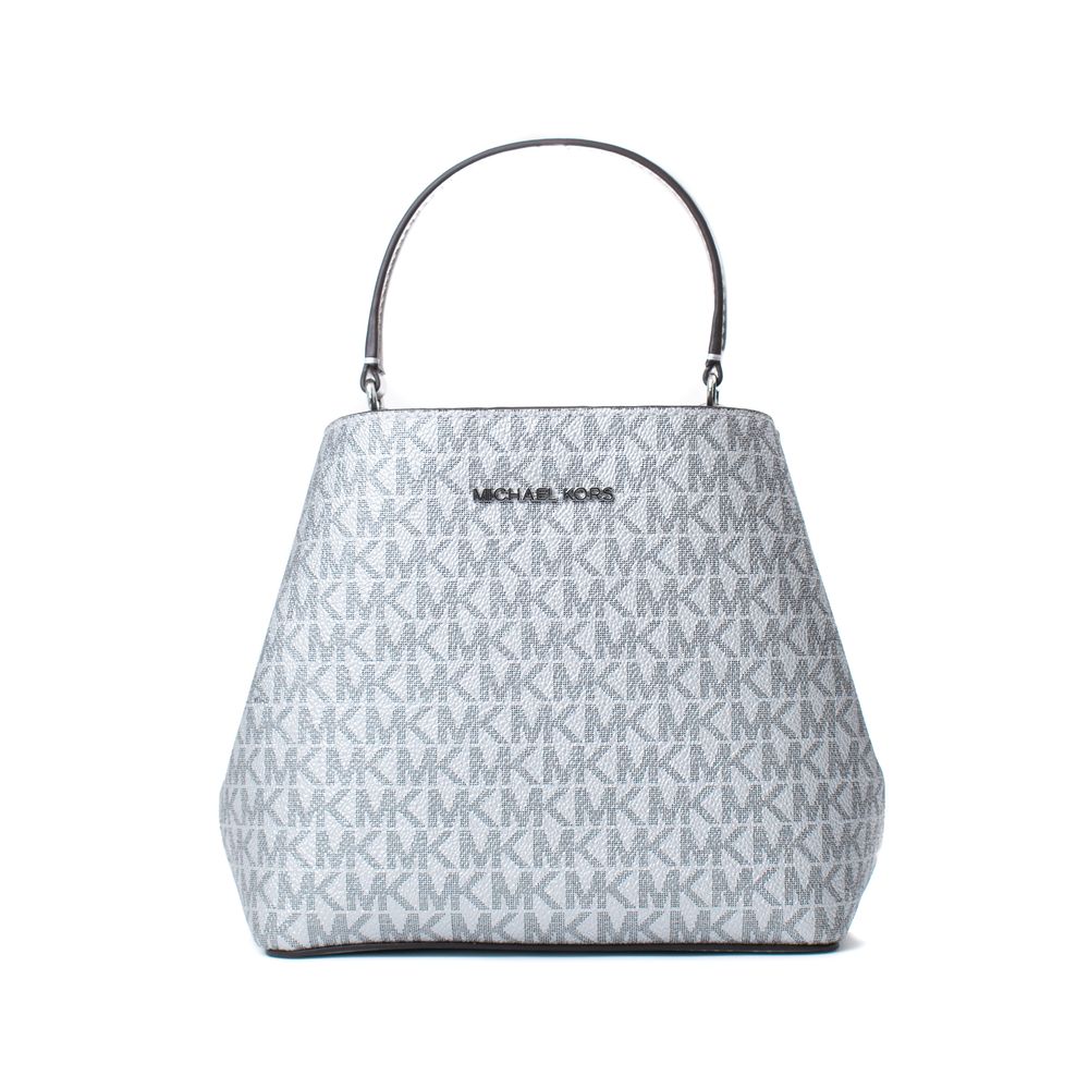 Gray Canvas Handbag