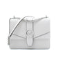 White Leather Shoulder Bag