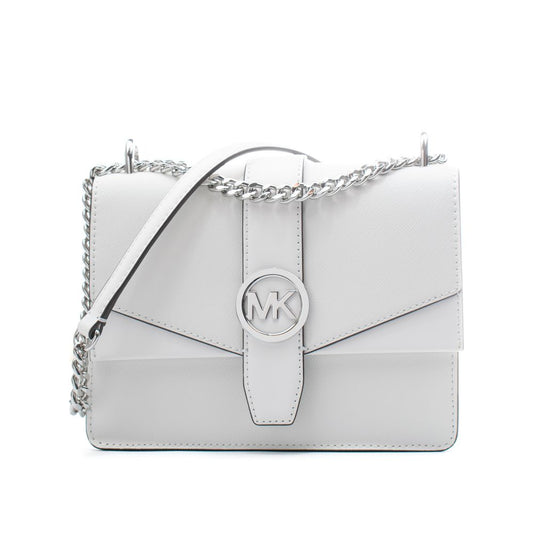 White Leather Shoulder Bag