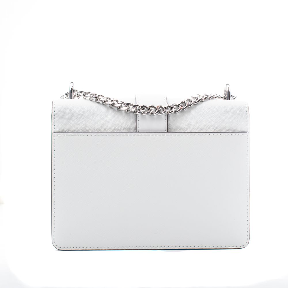 White Leather Shoulder Bag