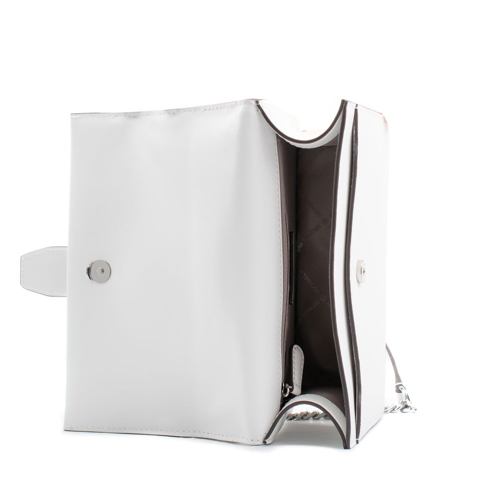 White Leather Shoulder Bag