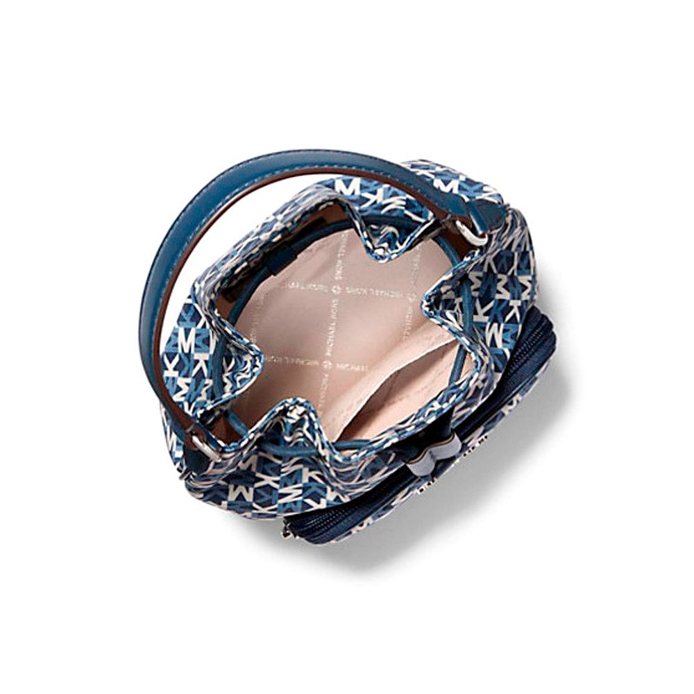 Blue Nylon Backet Bag