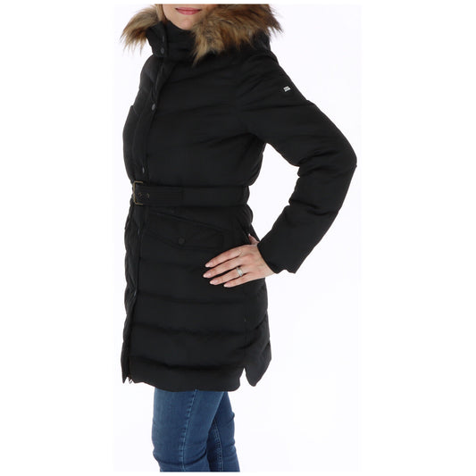 Black Polyester Coat