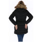 Black Polyester Coat