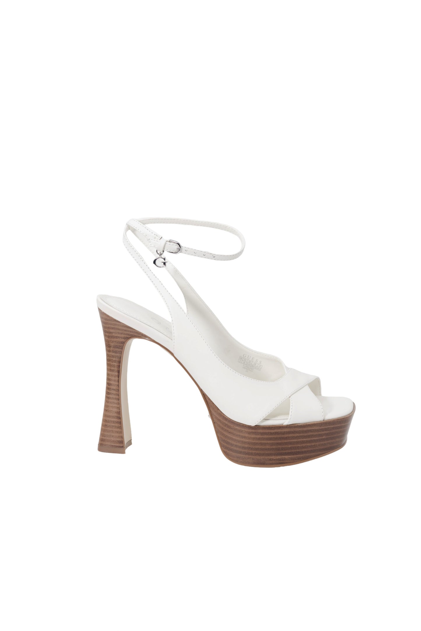 Beige Other Fibres Platform Sandals