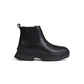 Black Leather Chelsea Boots
