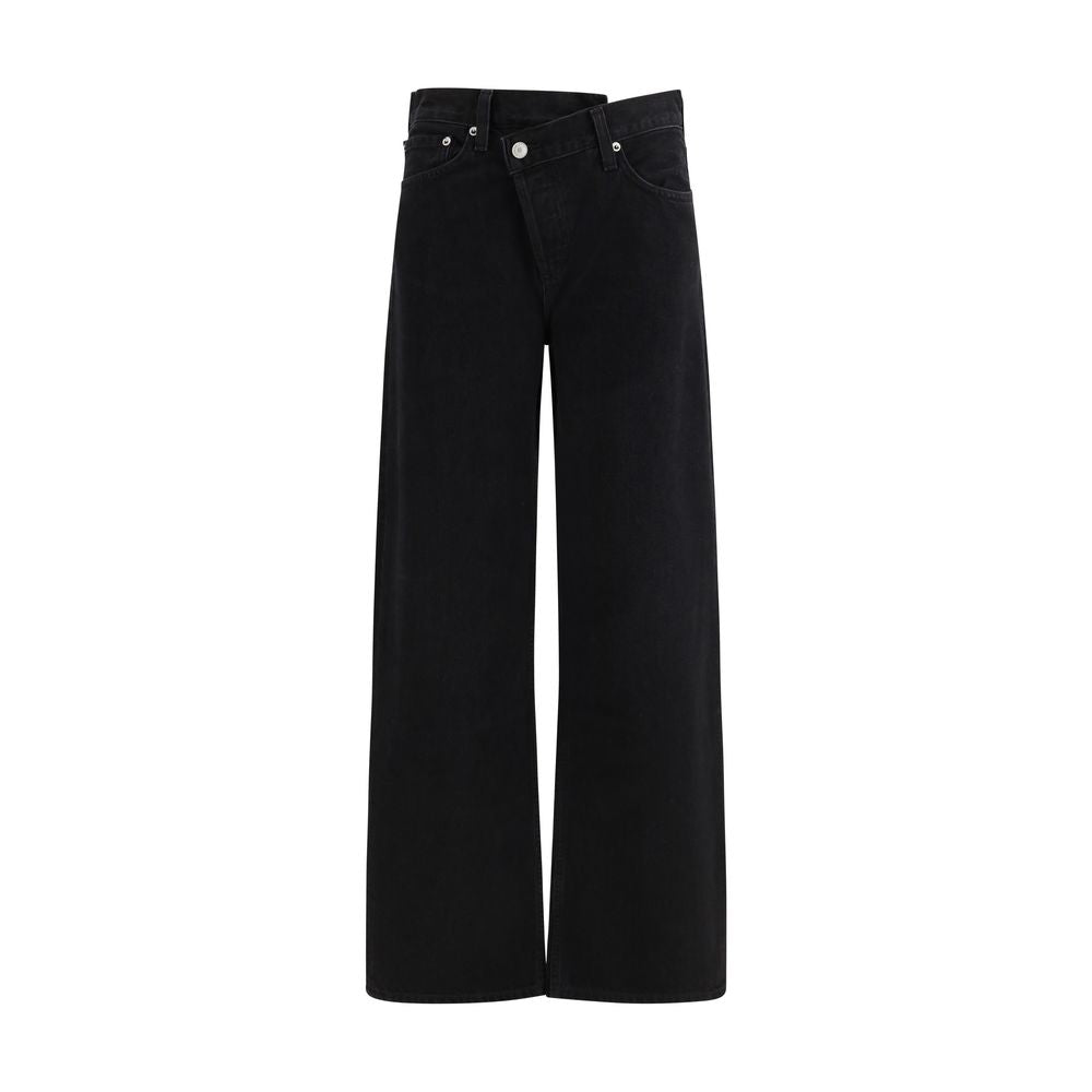 Black Cotton Jeans Denim