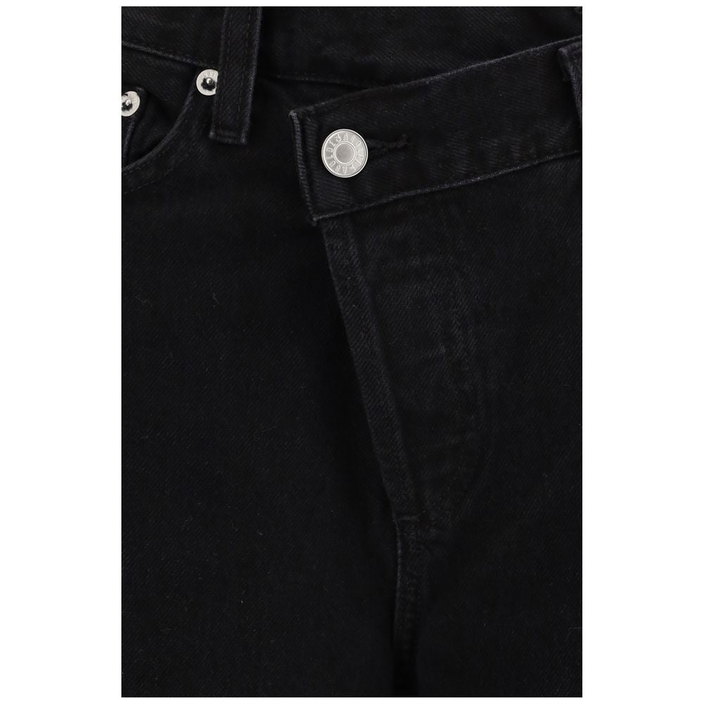 Black Cotton Jeans Denim