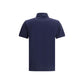 Blue Cotton Polo Shirt