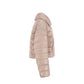 Beige Metallic Fibre Clothing