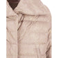 Beige Metallic Fibre Clothing