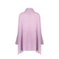 Purple Virgin Wool Poncho