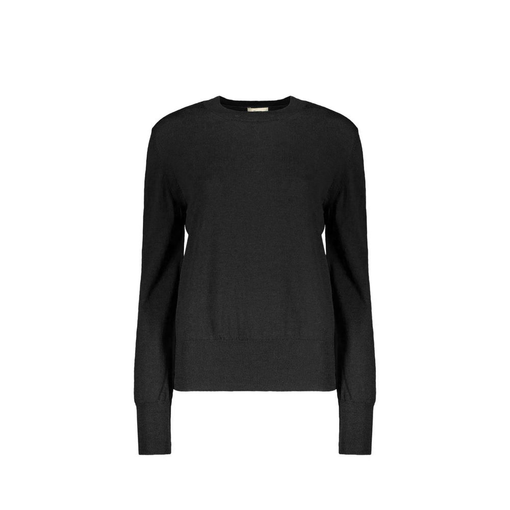 Black Virgin Wool Sweatshirt
