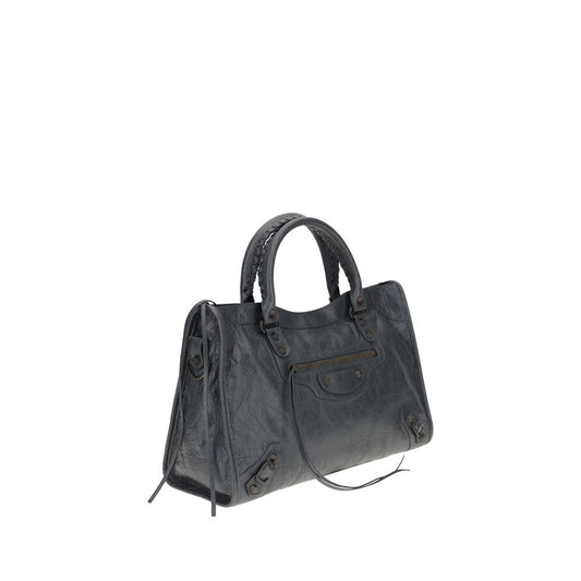 Gray Calf Leather Bos Taurus Shoulder Bag