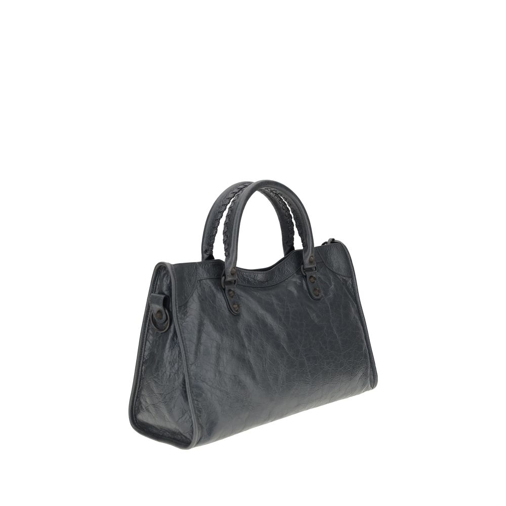 Gray Calf Leather Bos Taurus Shoulder Bag