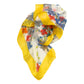 Yellow Silk Women Scarf