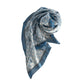 Blue Silk Women Scarf