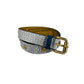 Blue Polyvinyl Women's Belt