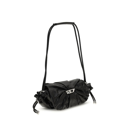 Black Calf Leather Bos Taurus Shoulder Bag