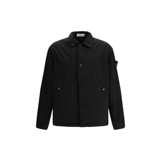 Black Polyester Coat