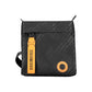 Black Polyester Men Shoulder Bag