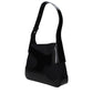 Black Fabric Shoulder Bag