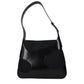 Black Fabric Shoulder Bag