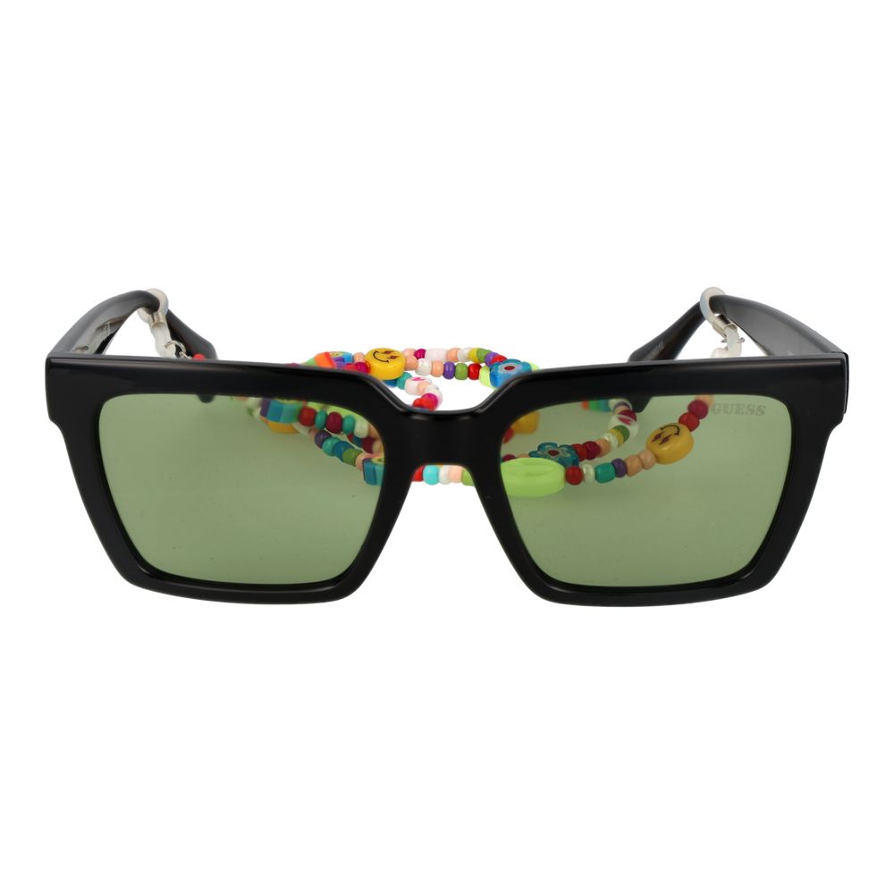 Black Stainless Steel Sunglasses