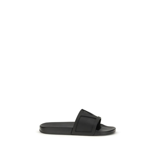 Black Rubber Sandals