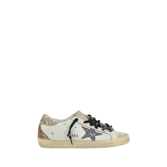 White Calf Leather Bos Taurus Low Top Sneakers