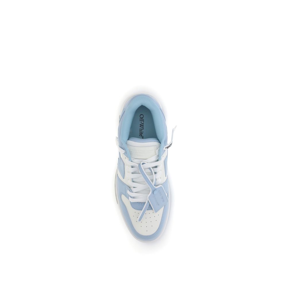 Light Blue Rubber Low Top Sneakers