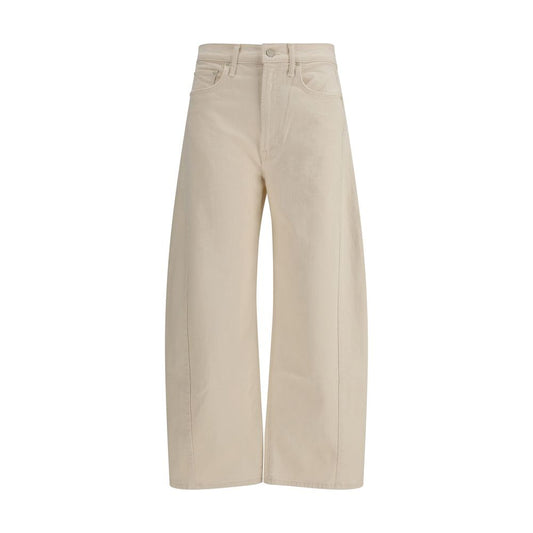 Cream Cotton Jeans Denim