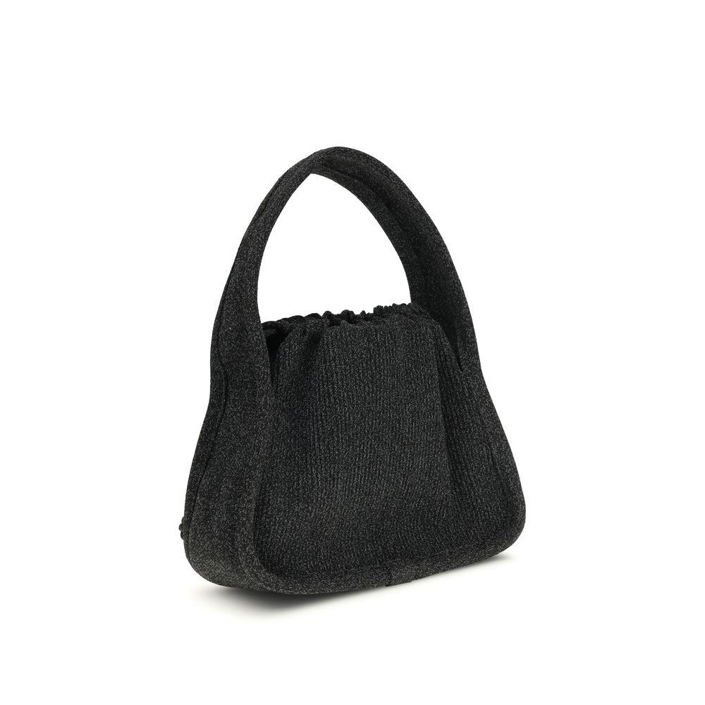 Black Polyester Handbag
