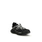 Black Polyethylene Athletic Sneakers