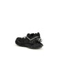 Black Polyethylene Athletic Sneakers