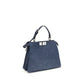 Blue Calf Leather Bos Taurus Handbag