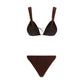 Brown Polyamide Bikini
