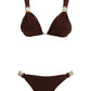 Brown Polyamide Bikini