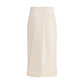 Cream Modal Midi Skirt
