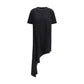 Black Cotton Casual Dress